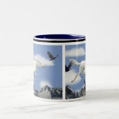 Pegasus volant & Eagles Imaginaire Art Mug (Centre)