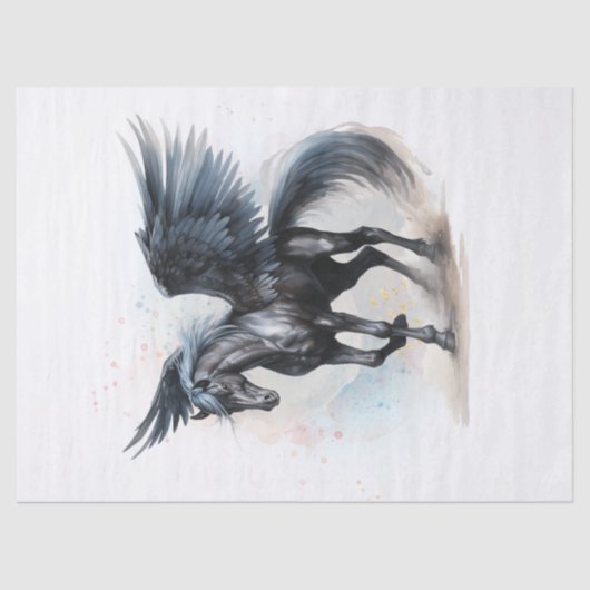Pegasus Waterverf Decoupage tissuepapier (Voorkant)