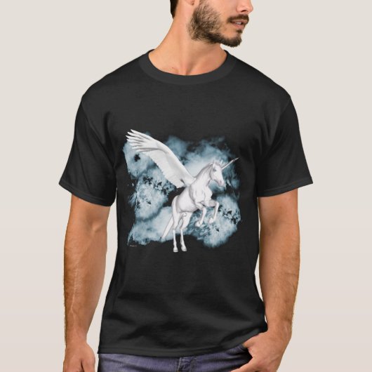 Pegasus White Beauty T-shirt (Voorkant)