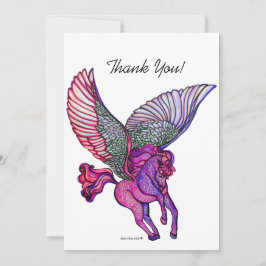 Pegasus Zuiverheid Bedankkaart