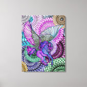 Pegasus Zuiverheid Canvas Afdruk (Voorkant)
