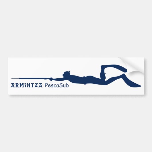 Pegatina Armintza PescaSub Bumpersticker (Voorkant)