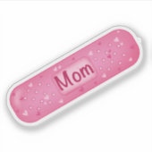 Pegatina de vinilo band-aid mom sticker (Voorkant)