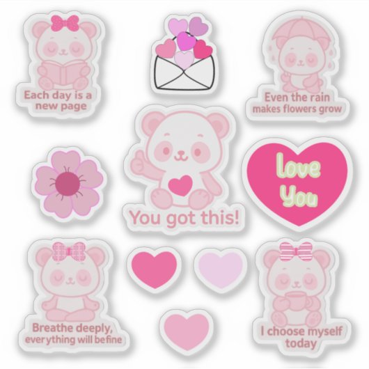 Pegatina de Vinilo Panda Sticker (Voorkant)