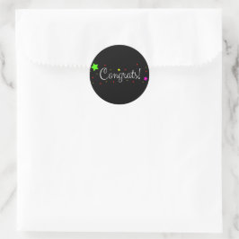 Pegatina - ¡Felicidades! Ronde Sticker