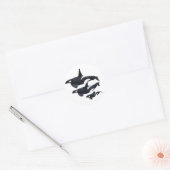 Pegatina orca ronde sticker (Envelop)