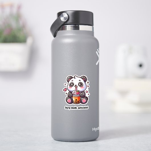 Pegatina Osito Panda Boba Tea Sticker (HydroFlask)