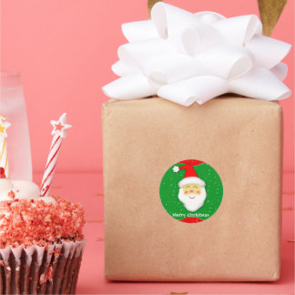 Pegatina Redonda - Santa Claus Ronde Sticker
