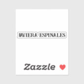 Pegatina termo sticker (Vel)