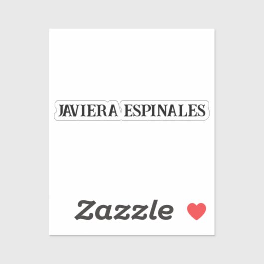 Pegatina termo sticker (Vel)