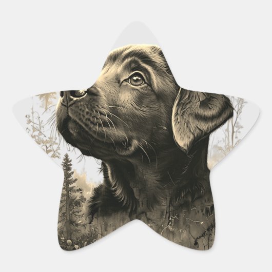 Pegatinas con forma de estrella ster sticker (Voorkant)