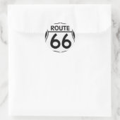 Pegatinas "ROUTE 66" Ronde Sticker (Tas)