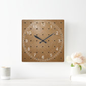 Pegboard Vierkante Klok (Huis)