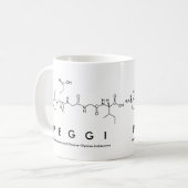 Peggi peptide nom mug (Devant gauche)