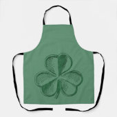 Peggy Ann Over Green St Patrick's Day Schort (Voorkant)