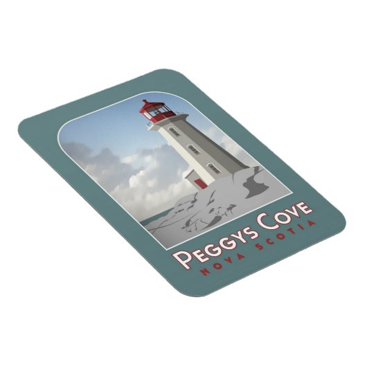 Peggy's Cove Deco Magnet (Côté Droit)