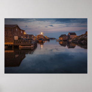 Peggy's Cove Harbor Poster