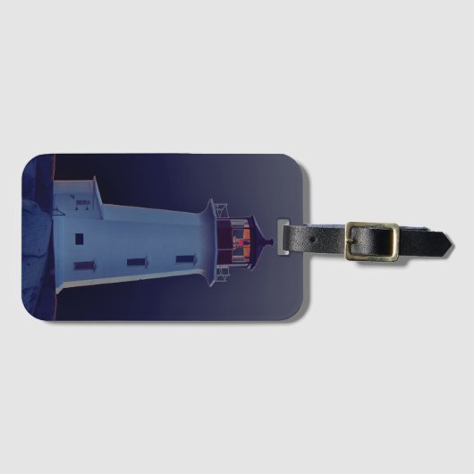 Peggy's Cove Lighthouse Nova Scotia bagagelabel (Voorkant (horizontaal))