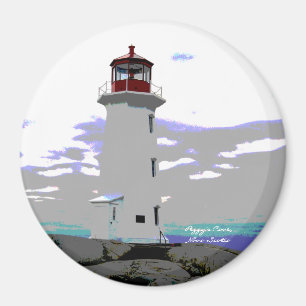 Peggy's Cove Lighthouse Nova Scotia fridge Magnet Magneet