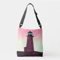 Peggy's Cove Lighthouse Nova Scotia schoudertas