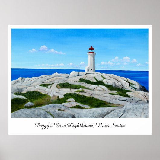 Peggy's Cove Lighthouse Poster (Voorkant)