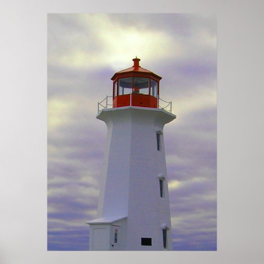Peggy's Cove Lighthouse poster Nova Scotia (Voorkant)