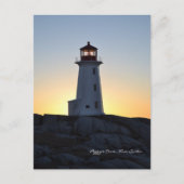 Peggy's Cove Lighthouse Route Nova Scotia Briefkaart (Voorkant)