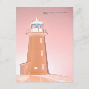 Peggy's Cove Lighthouse Route Nova Scotia Briefkaart