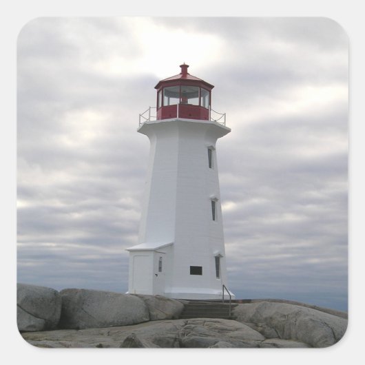 Peggy's Cove Lighthouse Route Nova Scotia Sticker (Voorkant)