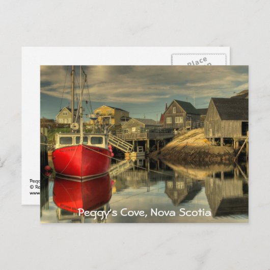 Peggy's Cove, Nova Scotia Briefkaart (Voorkant / Achterkant)
