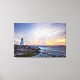 Peggy's Cove Nova Scotia Canvas Afdruk