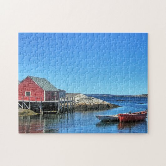 Peggy's Cove Nova Scotia. Legpuzzel (Horizontaal)