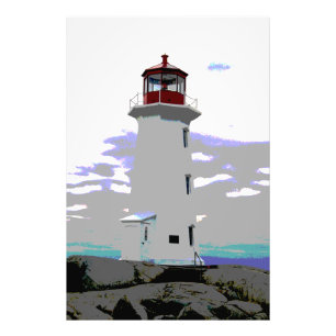 Peggy's Cove photo print phare Nouvelle-Écosse