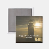 Peggy's Cove Sunset Magnet (Recto/Verso)
