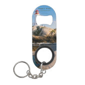 Peggys Point Lighthouse Atlantic Canada Mini Flessenopener (Voorkant)