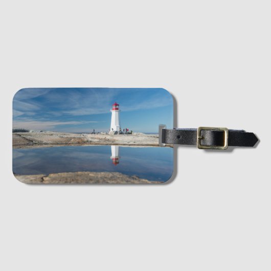 Peggy's vuurtoren | Canada Bagagelabel (Voorkant (horizontaal))
