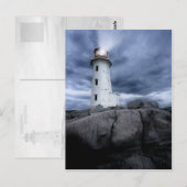 Peggy's vuurtoren van de grove briefkaart (Voorkant / Achterkant)