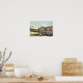 Pegwell Bay in Kent, een herinnering van 5 oktober Poster (Keuken)