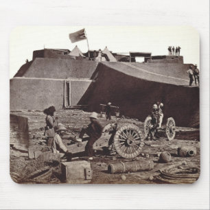 Pehlang Fort, 1860 (albumenzilverdruk) Muismat