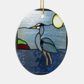 PEI Blue Heron Keramisch Ornament (Rechts)