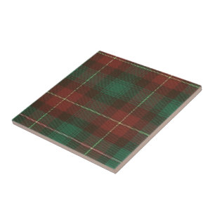 PEI Tartan Print Frameable keramische tegel Tegeltje