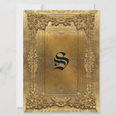 Peiffer Formal 6,5 x 8,75 Monogrammes Invitation (Dos)