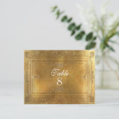 Peiffer Formal Table Number Kaart (Staand voorkant)