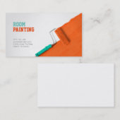 Peignant et décorant la carte d'entreprise de (Devant / Derrière)