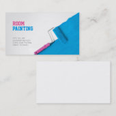 Peignant et décorant la carte d'entreprise de (Devant / Derrière)