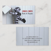 Peignant et décorant le carte de visite (Devant / Derrière)