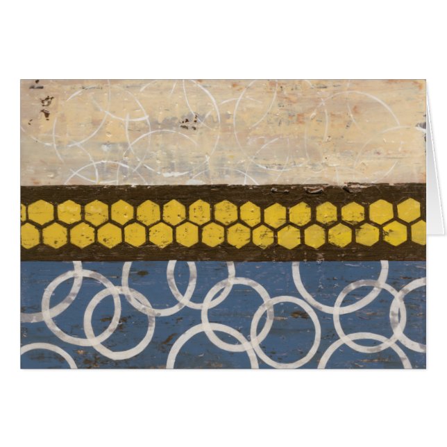 Peigne de miel Abstrait I (Devant horizontal)