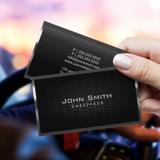 Peigne de miel Cellules de métal Carte de visite C