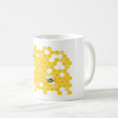 Peigne de miel personnalisé Bee Mug (Devant droit)
