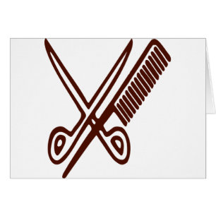 Peigne et ciseaux - coiffeur